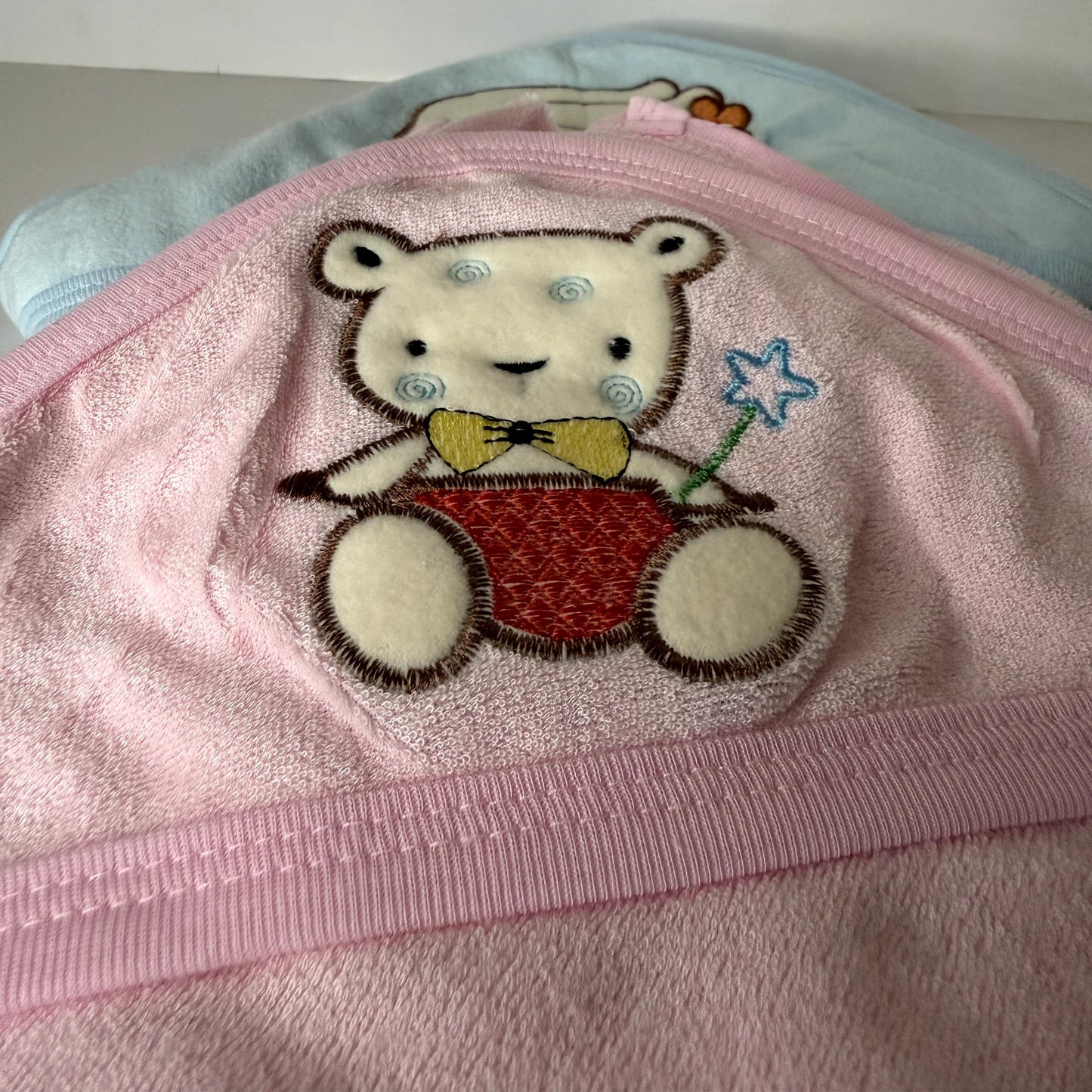 Pack of 2 Adorable Hooded Baby Wrapping Towels