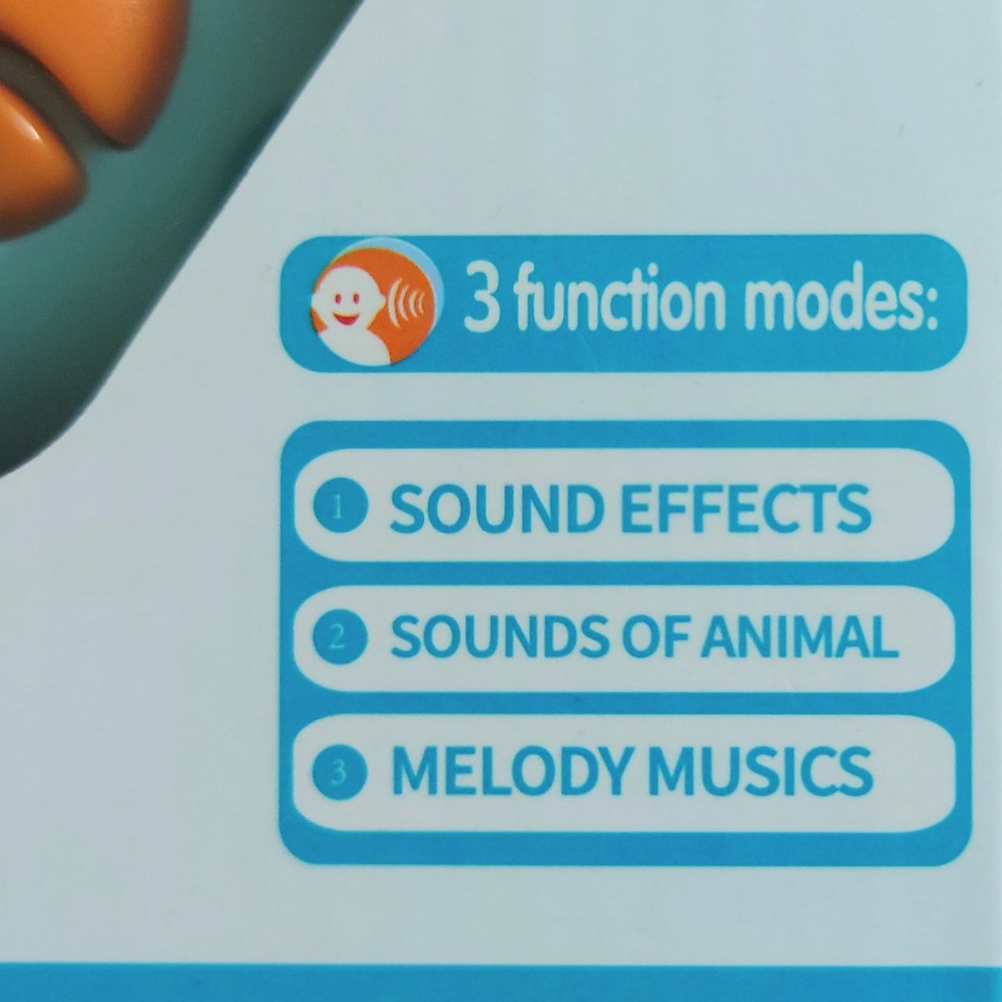 Musical Elephant Toy with Animal Sounds and Melody Music Modes