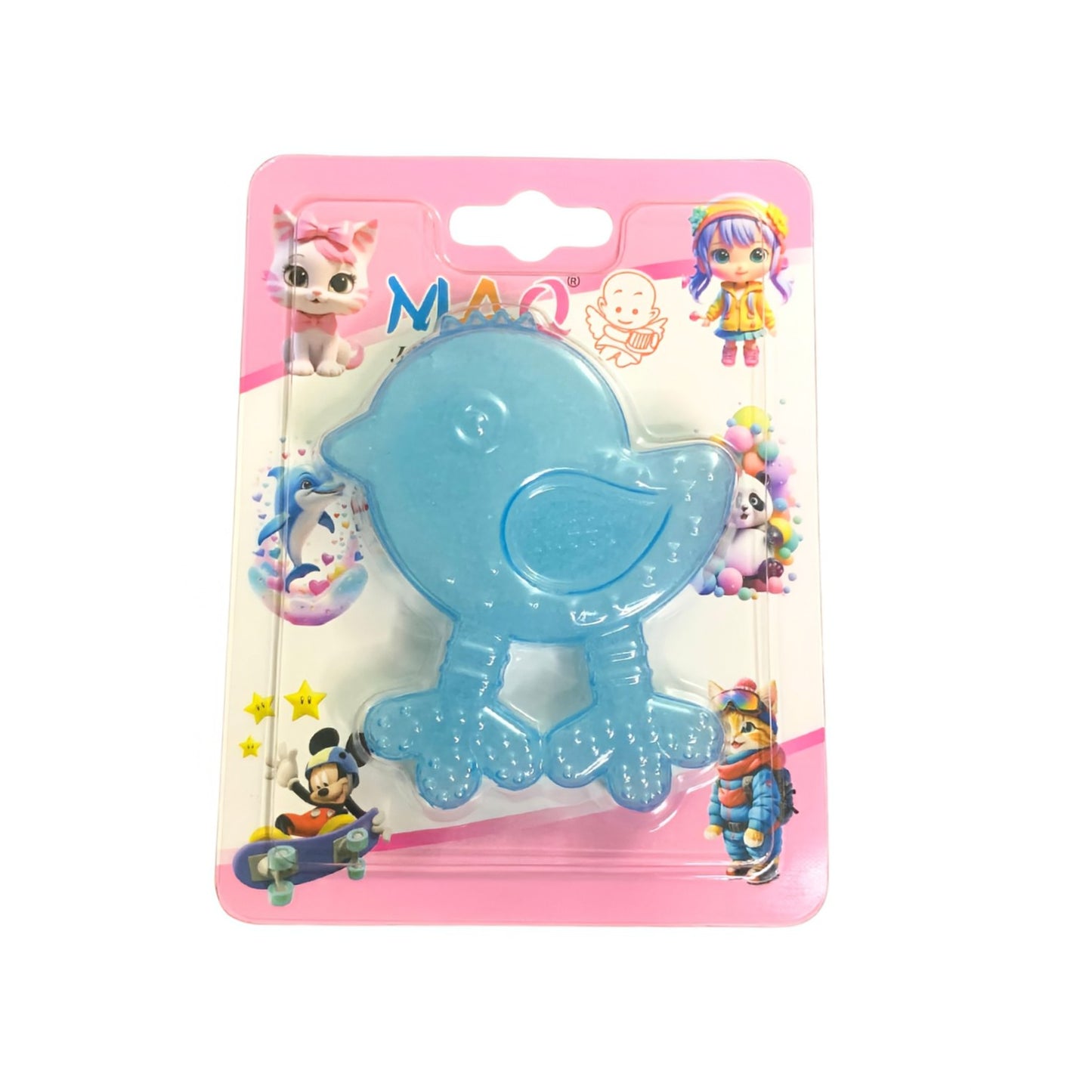 MAQ Cute Design Silicone Teether - Soothing Relief for Teething Babies