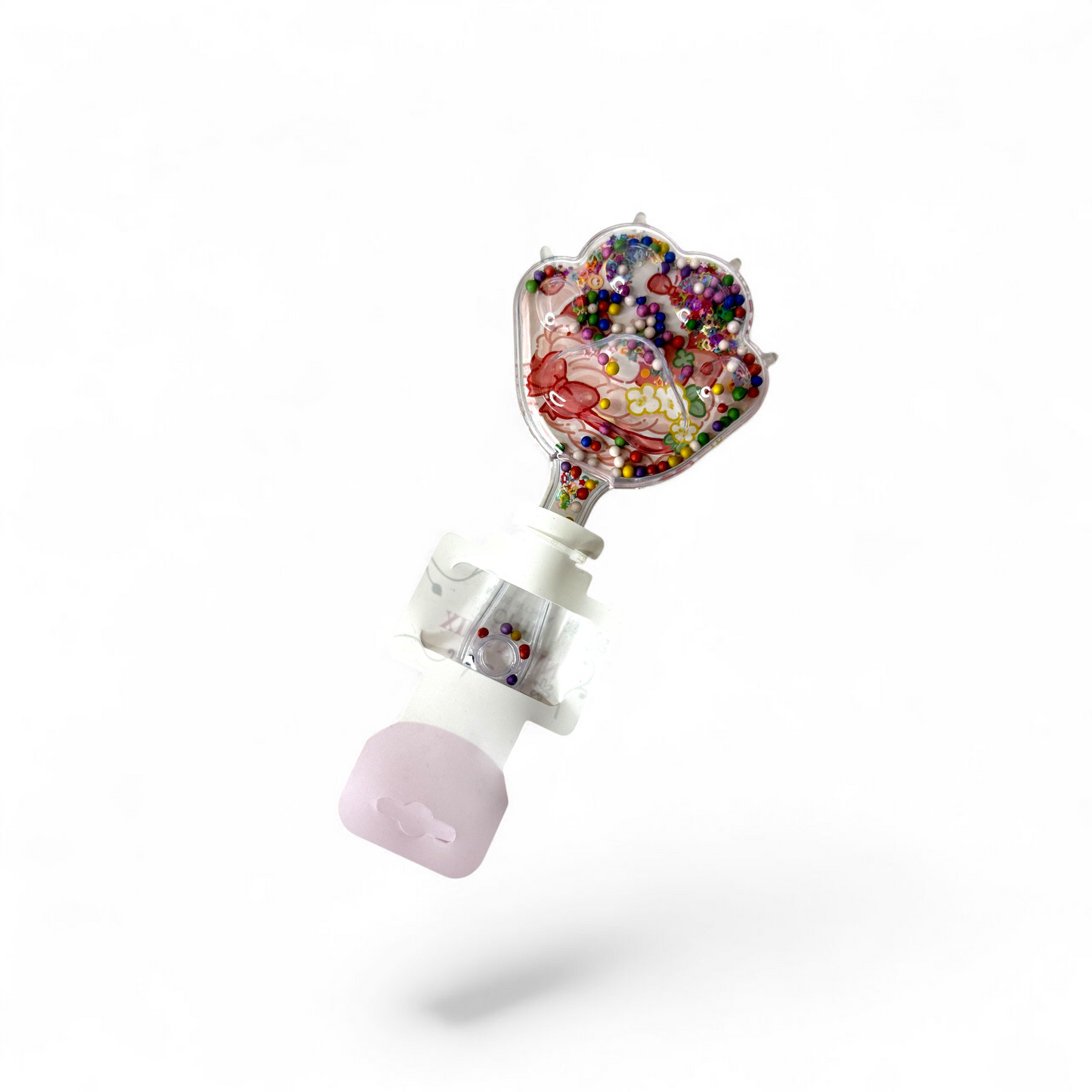 Soft and Gentle Baby Hair Brush with Colorful Crystal Back