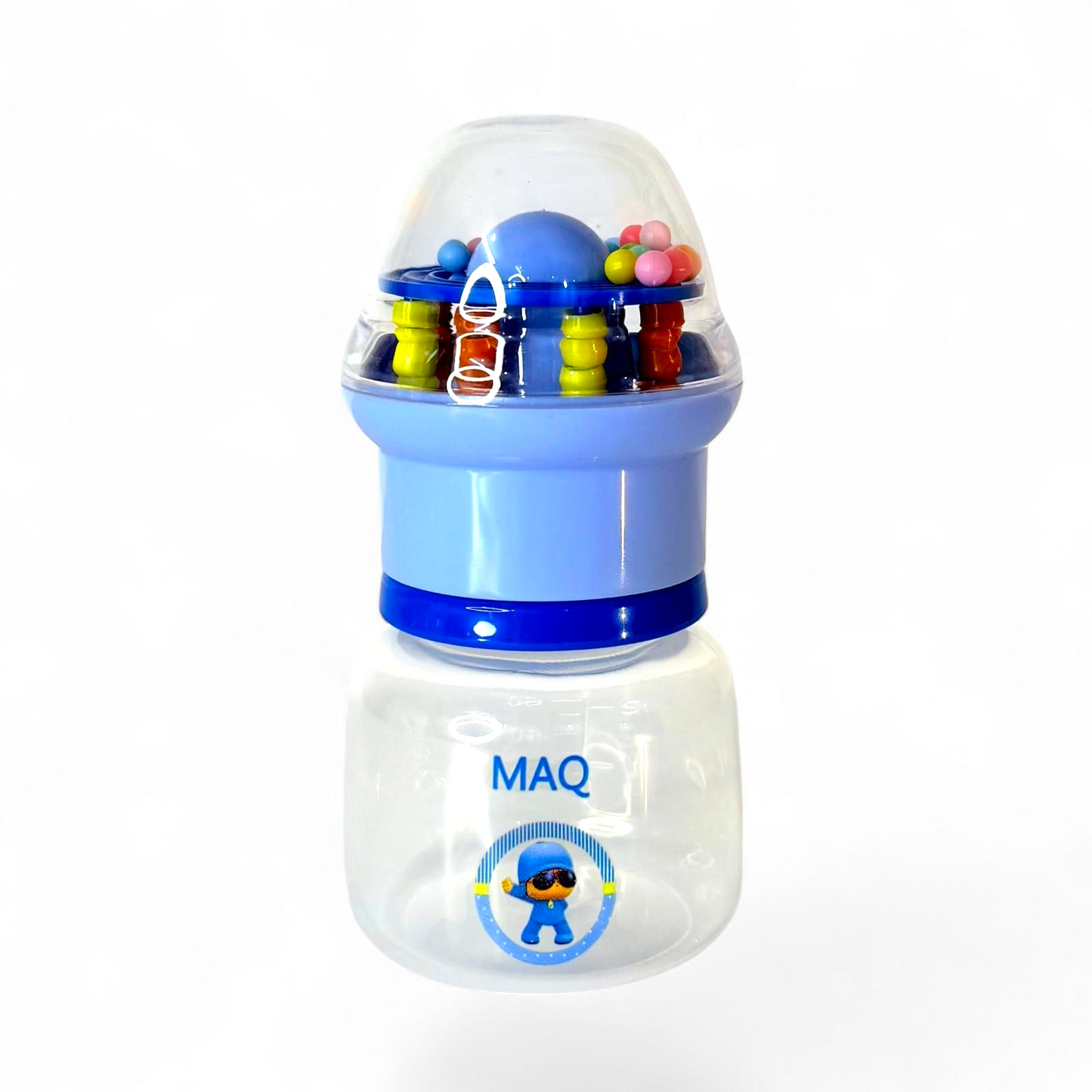 MAQ 60ml Baby Feeder with Rattle Cap 0+ Months