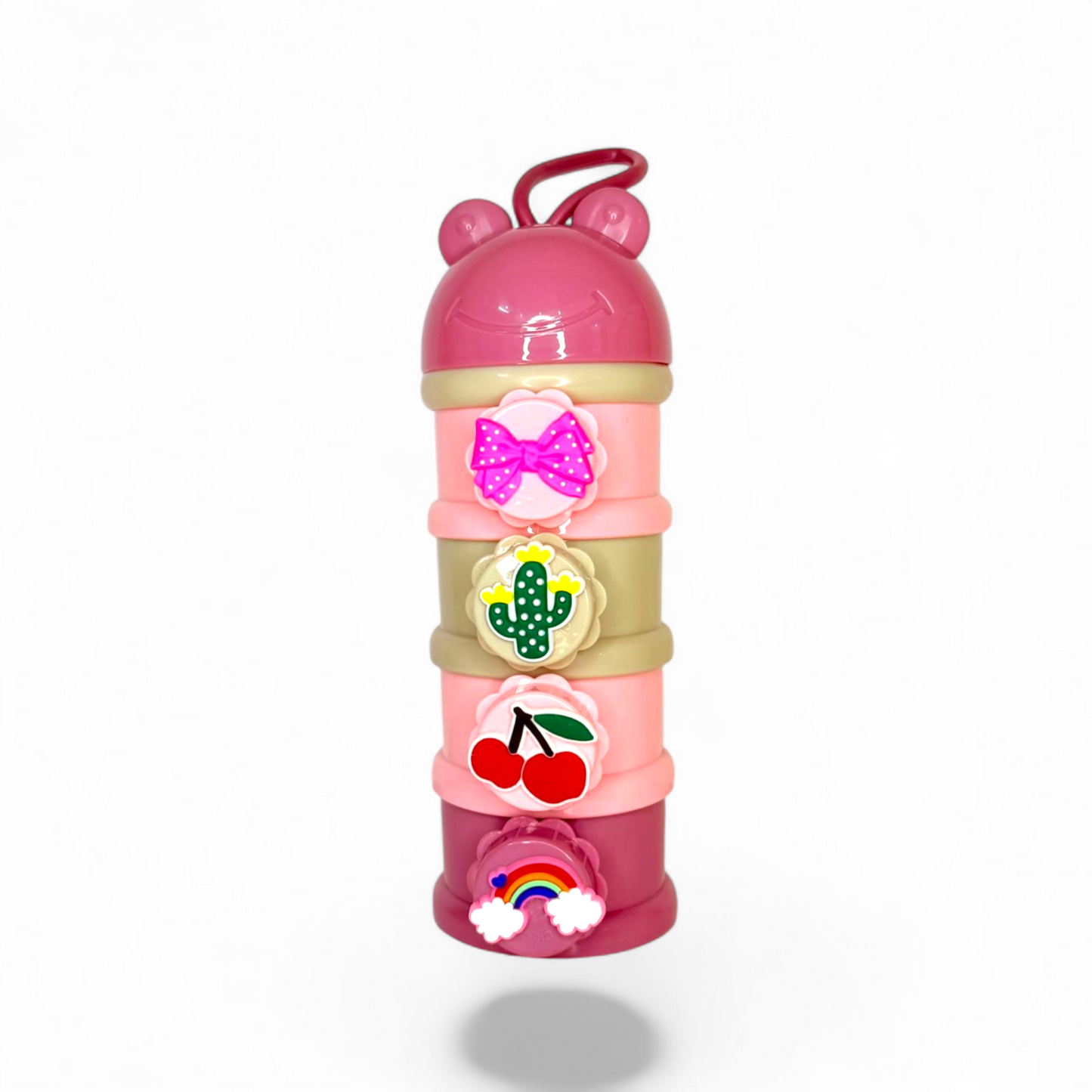 Fish Milk Powder Container Cute Design with 4 Sections