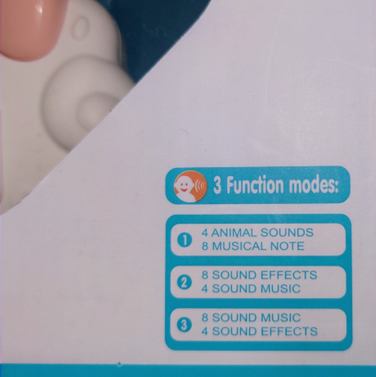 Unicorn Musical Toy with Animal Sounds and Musical Notes