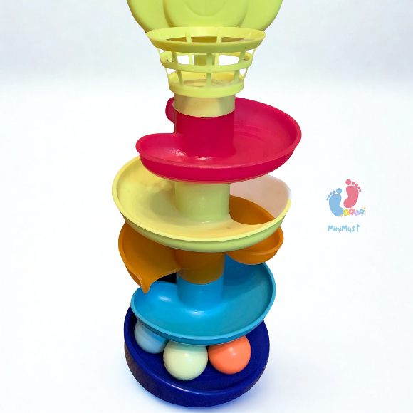 Huanger Roll Ball Toy 18pcs Fun Learning Playset