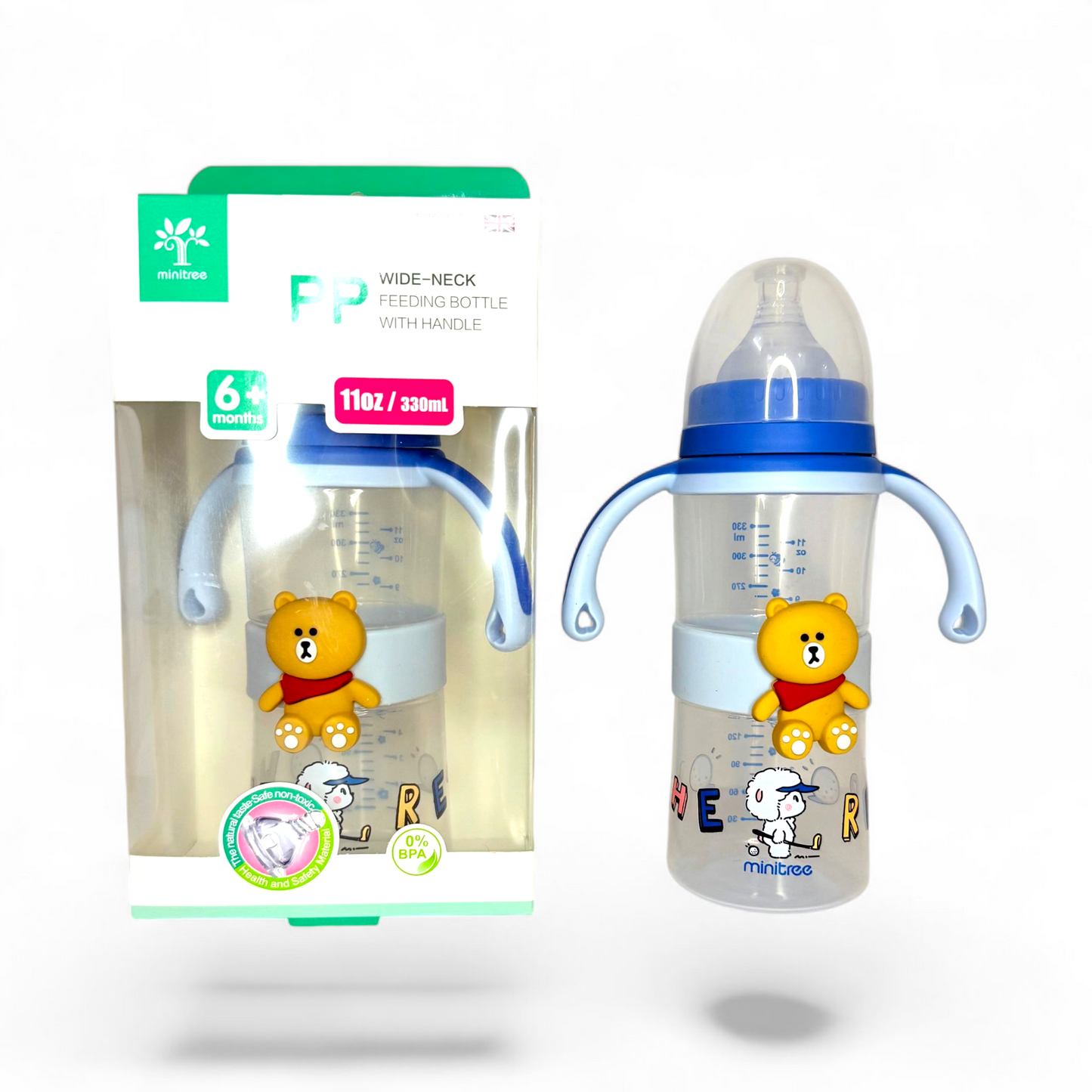 MiniTree 330ml Baby Feeder Cute Design for 6+ Months