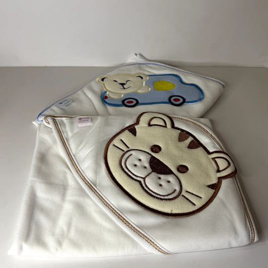 Pack of 2 Premium 100% Cotton Baby Wrapping Sheets