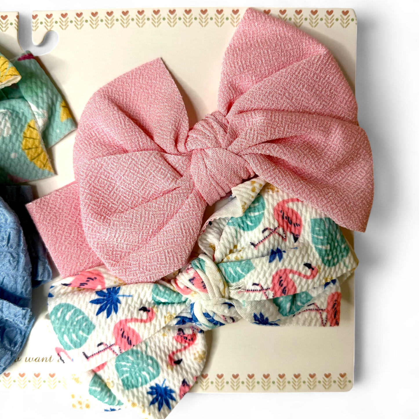 Pack of 4 Multicolor Baby Girl Headbands Cute Design