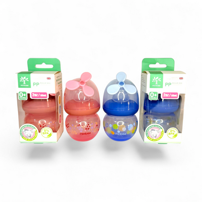 MiniTree Newborn Baby Feeder 60ml Wide Neck with Fan Cap