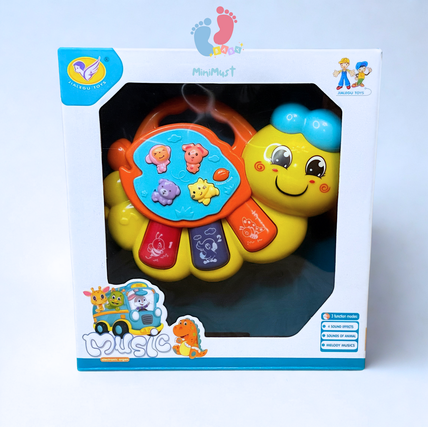 Musical Bee Toy with Animal Sounds and Melody Music Effects
