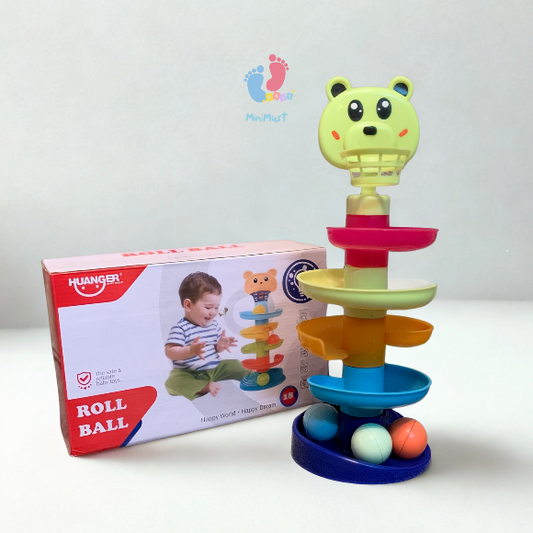 Huanger Roll Ball Toy 18pcs  Fun Learning Playset