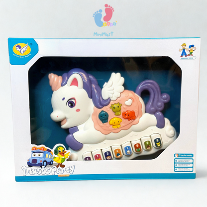 Unicorn Musical Toy with Animal Sounds and Musical Notes