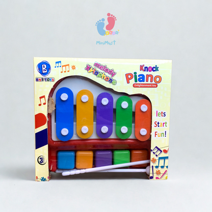 2-in-1 Xylophone Piano Toy with Sticks for Kids