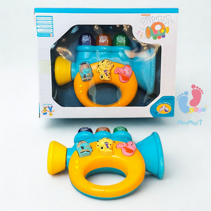 Musical Trumpet Toy for Kids with 4 Sound Modes