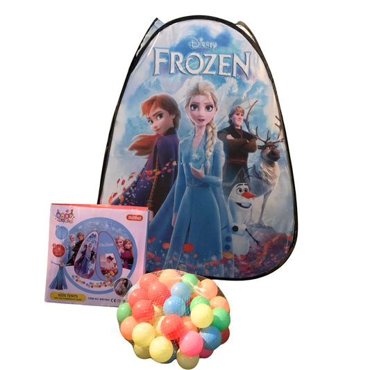 Pop Tent House - Cute Animated Characters Play Den + 50 Balls