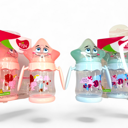 Fish Baby Feeder 160ml Star Shaped Cap for Newborns