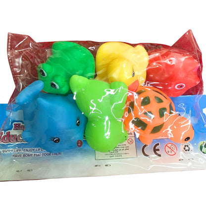 Complete Baby Play Bundle 4pcs Rattles Set, 6pcs ChuChu Toys Set + Free Maq Silicone Teether