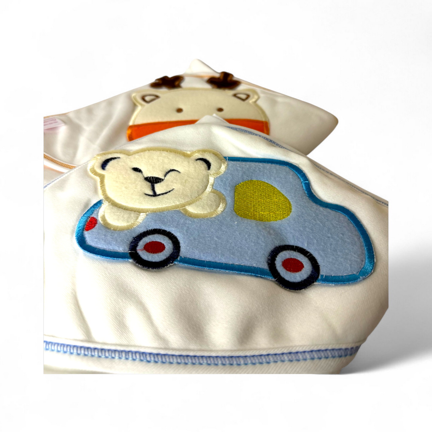 Pack of 2 Cute Premium 100% Cotton Wrapping Sheets