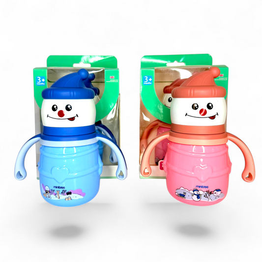 MiniTree 210ml Baby Feeder Snowman Shape for 3+ Months