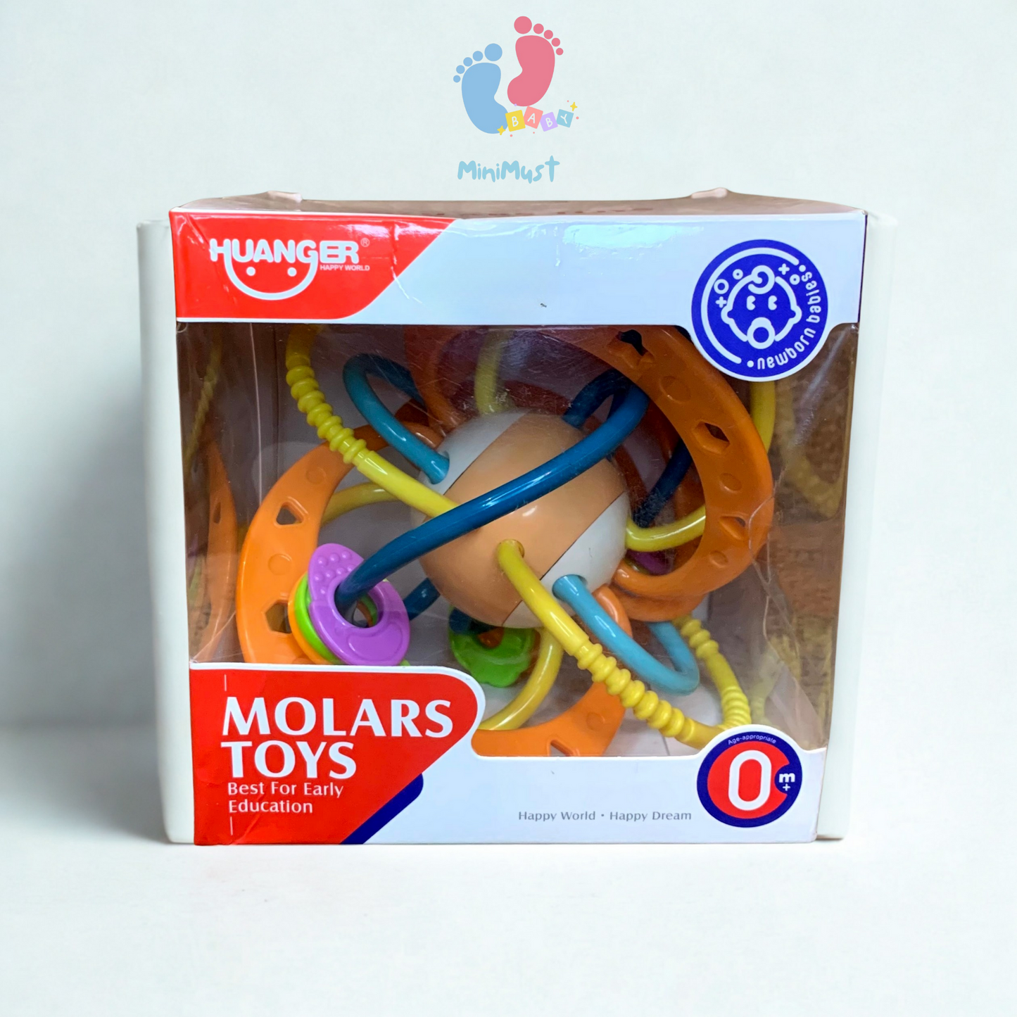Manhattan Ball Montessori Molar Toy for Teething Babies