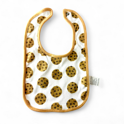 Pack of 2 Cotton Bibs for Baby Boys Cookie Design