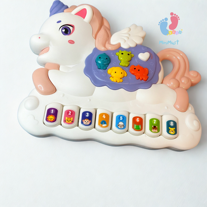 Unicorn Musical Toy with Animal Sounds and Musical Notes