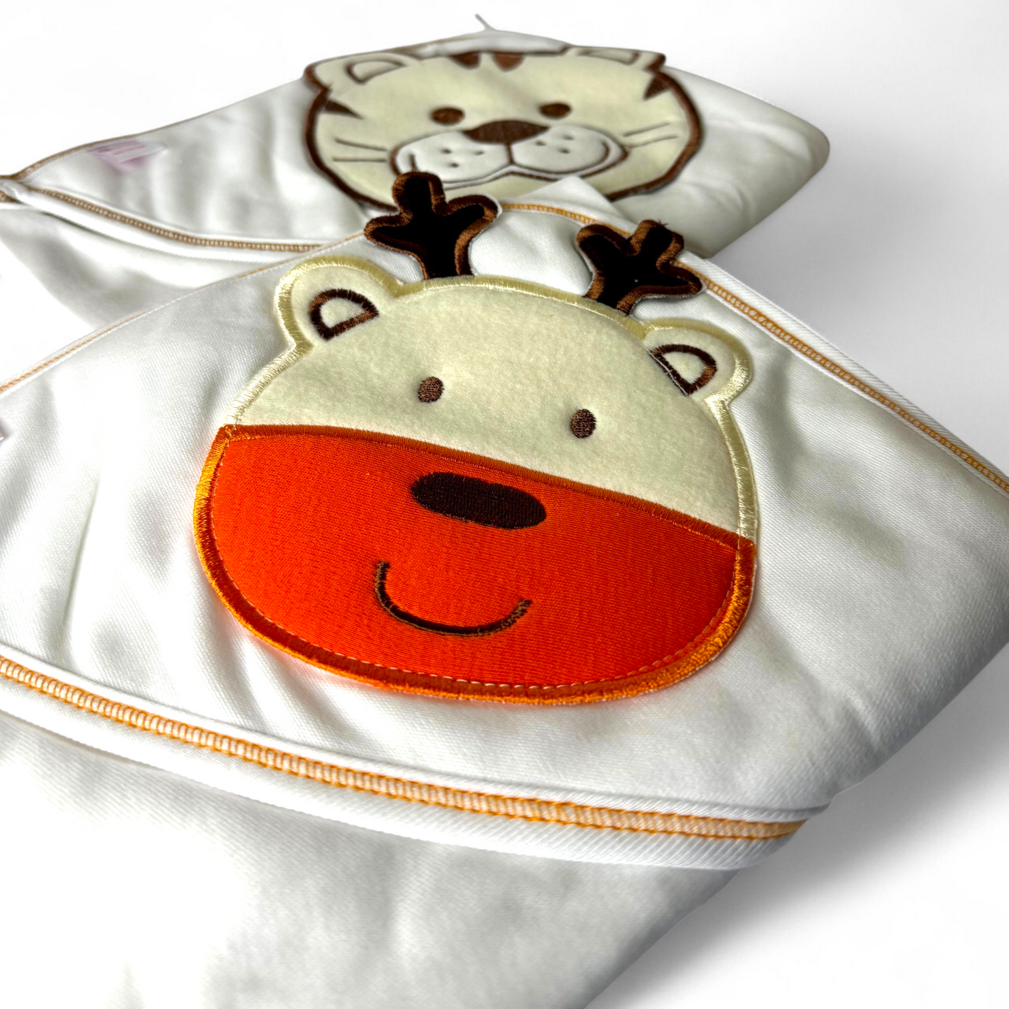 Pack of 2 Adorable Premium 100% Cotton Wrapping Sheets