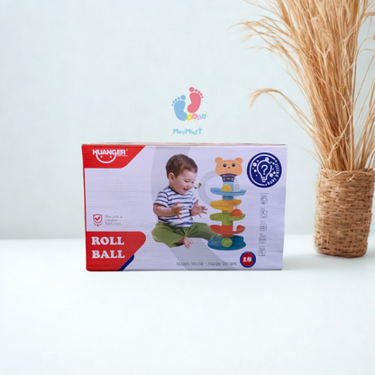 Huanger Roll Ball Toy 18pcs  Fun Learning Playset
