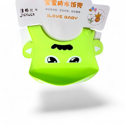 Silicone Pocket Bibs Cute Design and Colors