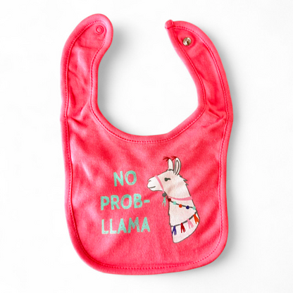 Pack of 3 Cotton Bibs for Baby Girls Cute Design