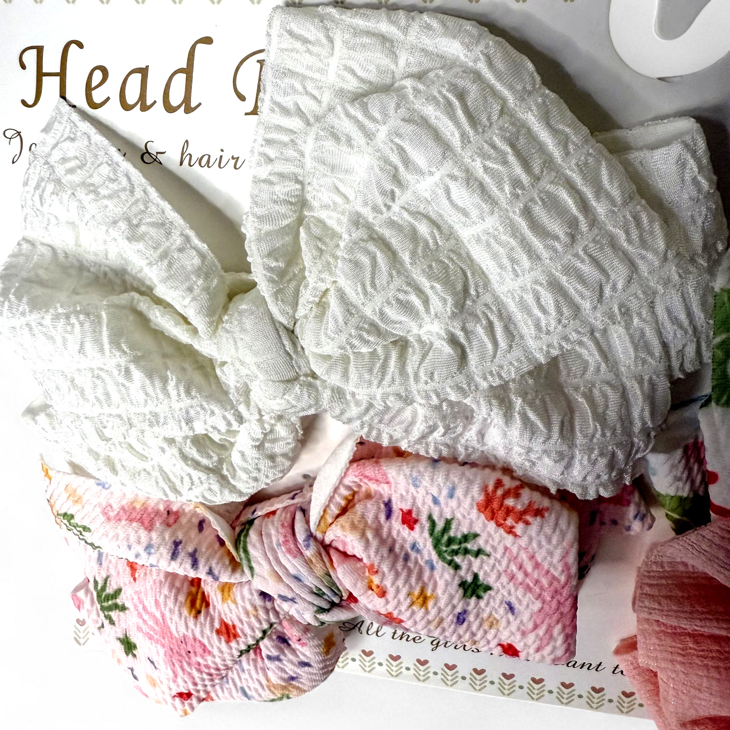 Pack of 4 Baby Girl Headbands Decent Colors Cute Design