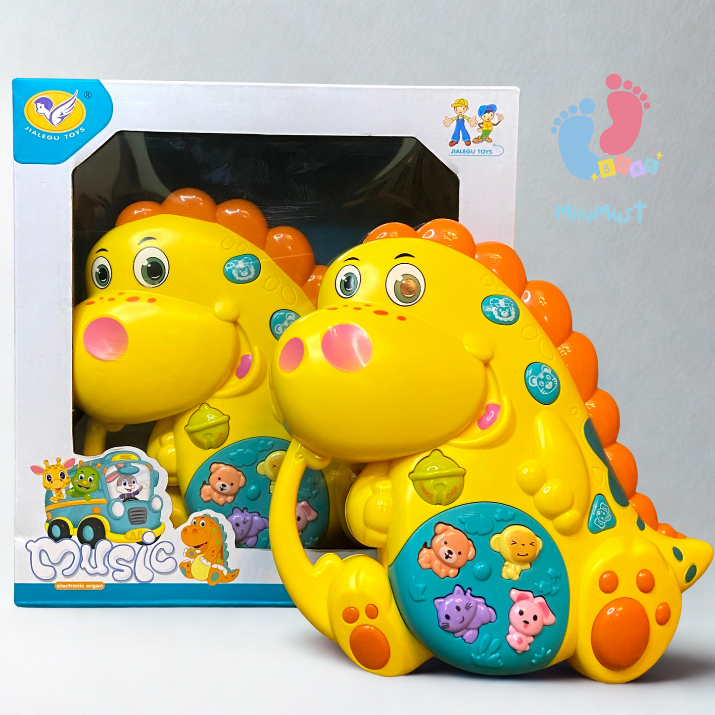 Dinosaur Musical Toy with Animal Sounds and Melody Music Effects