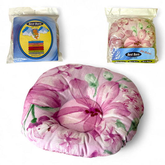 Cute Newborn Head Support Pillow with Wooden Shaping