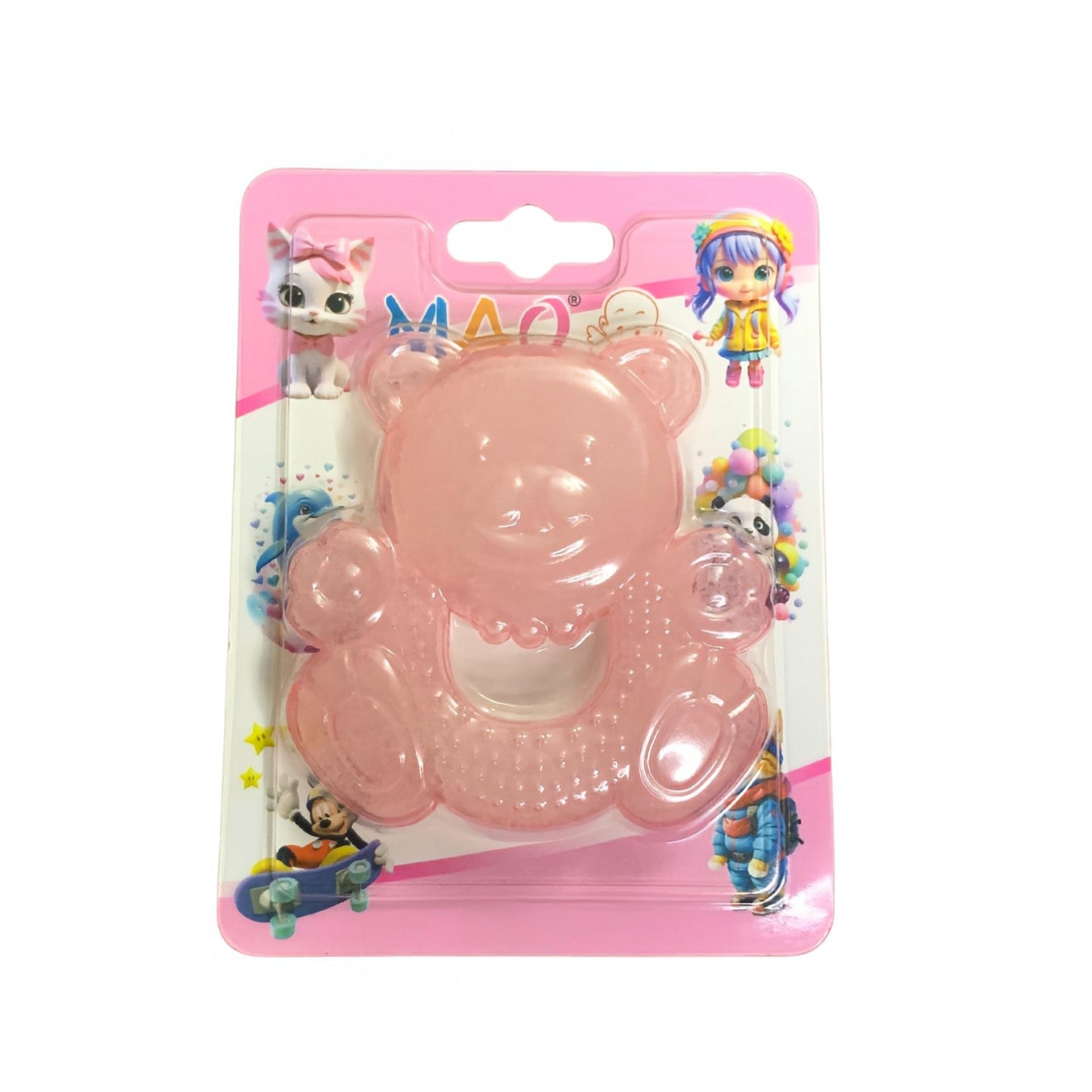 MAQ Cute Design Silicone Teether - Soothing Relief for Teething Babies