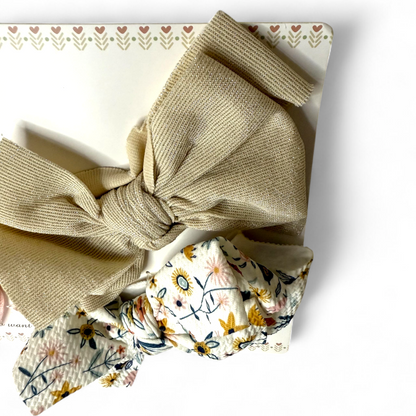 Pack of 4 Flowered Baby Girl Headbands Cute Colors