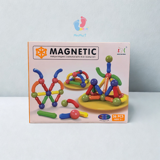 Magnetic Construction Set 36pcs Creative STEM Toy for Kids