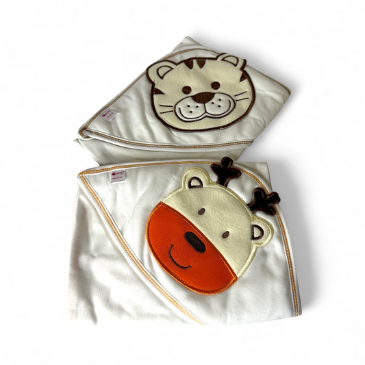 Pack of 2 Adorable Premium 100% Cotton Wrapping Sheets