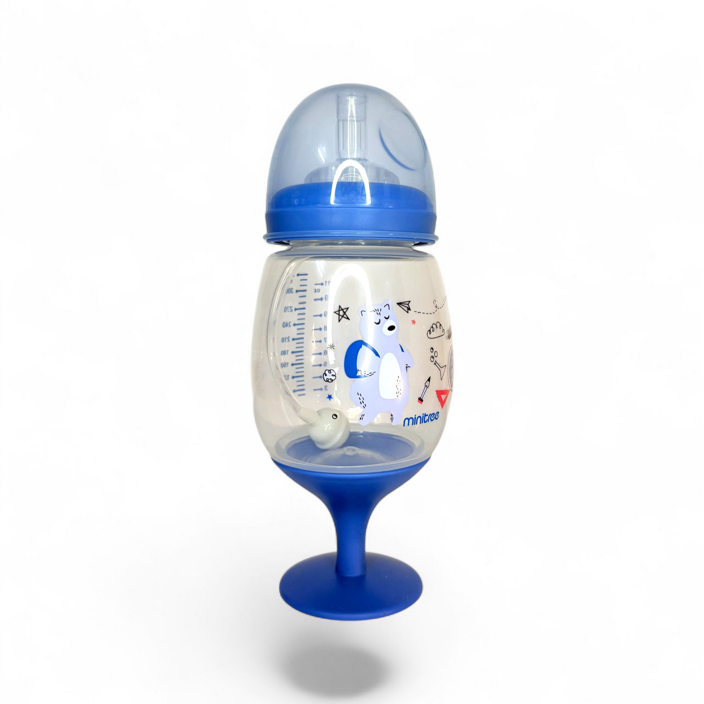 MiniTree 330ml Wideneck 3 in 1 Baby Feeder Sipper Straw
