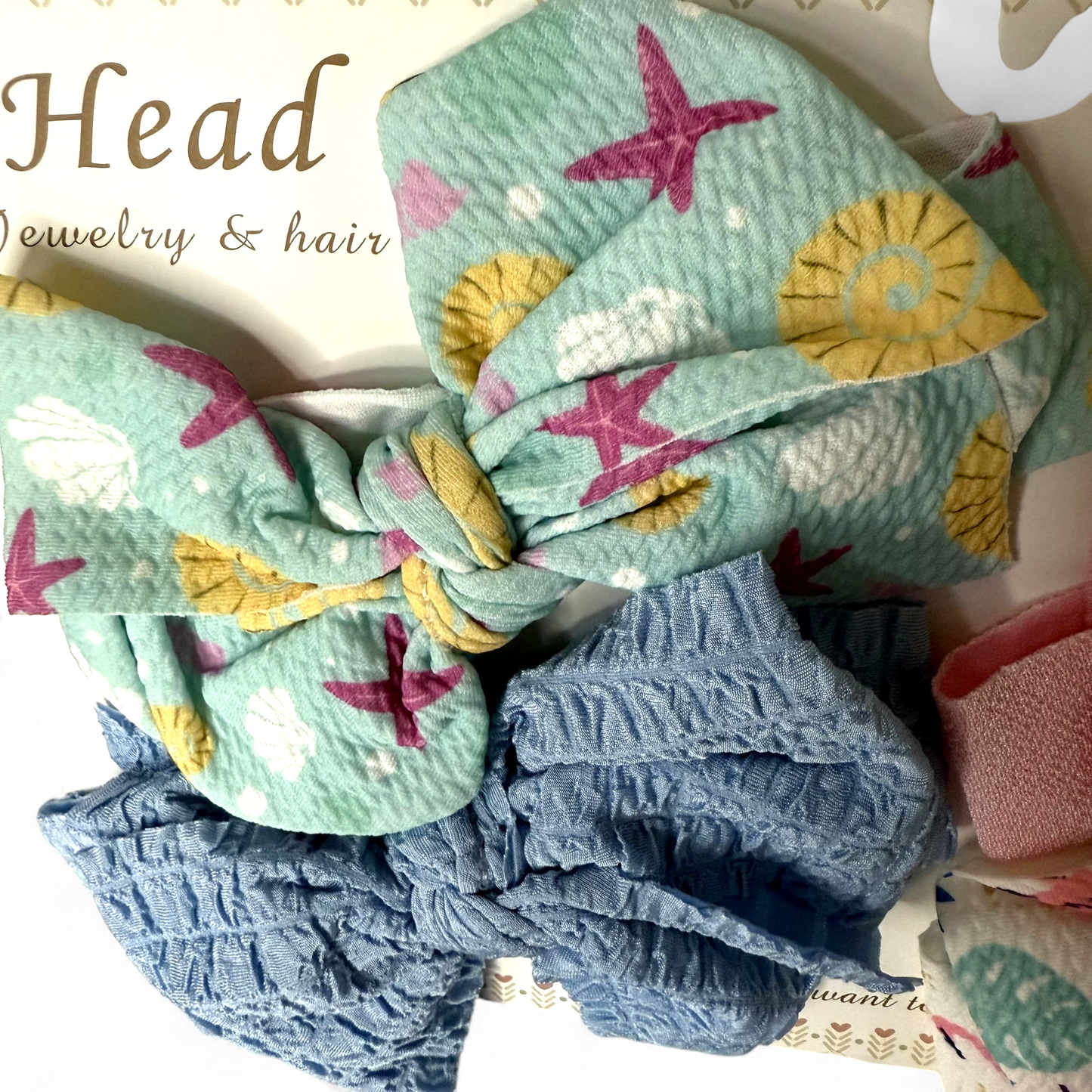 Pack of 4 Multicolor Baby Girl Headbands Cute Design