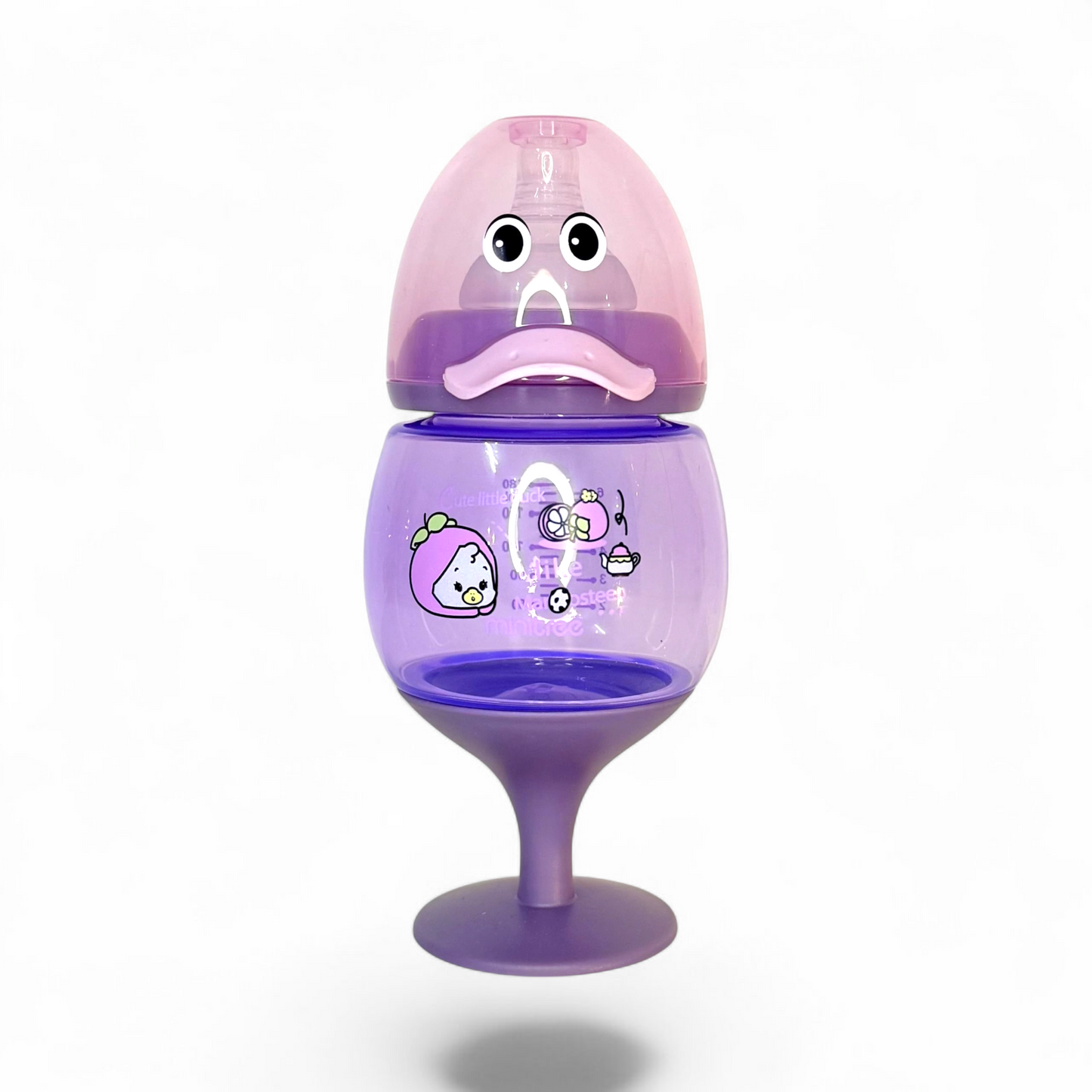 MiniTree 180ml Wide Neck Baby Feeder Duck Style Cap
