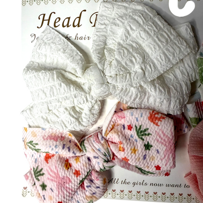 Pack of 4 Baby Girl Headbands Decent Colors Cute Design