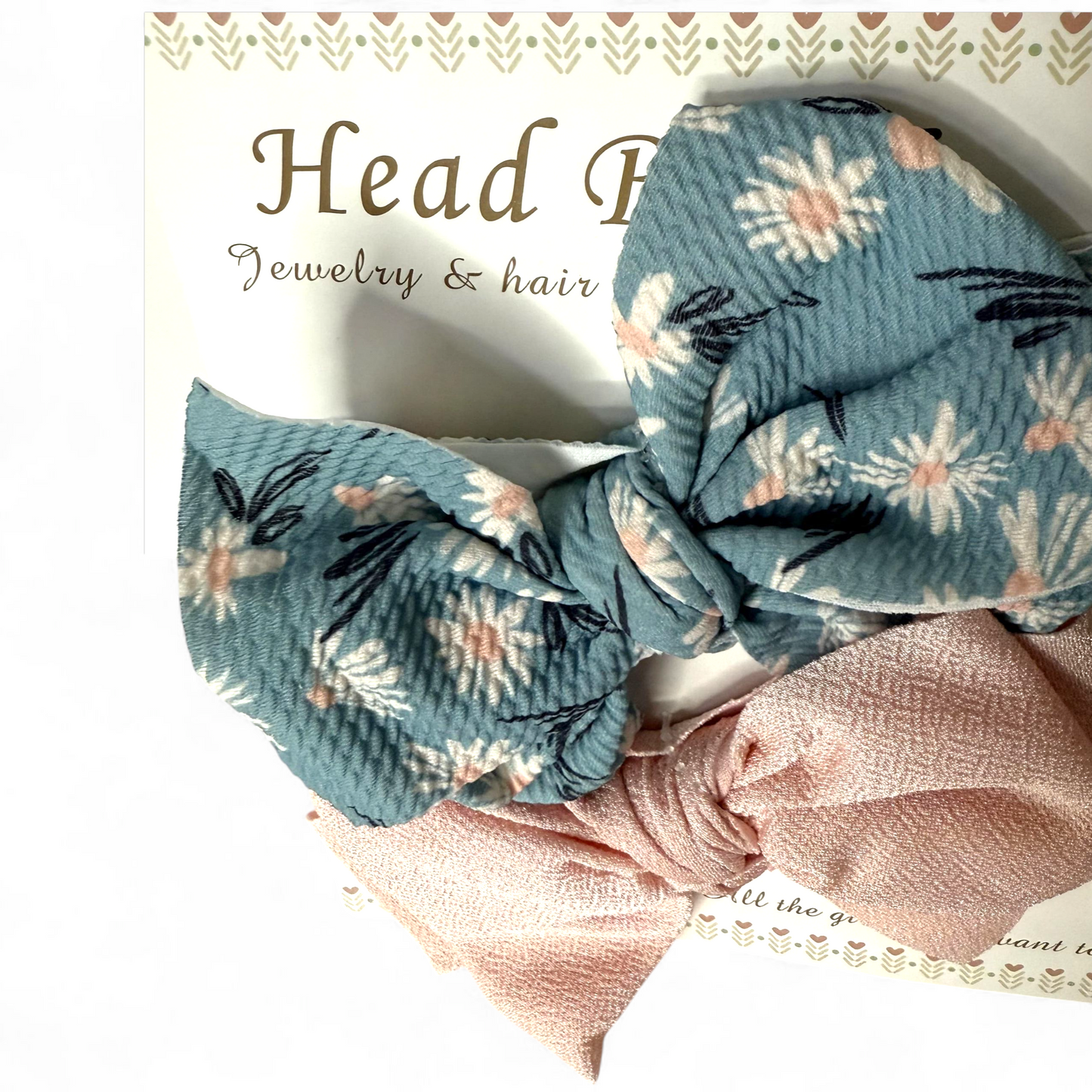 Pack of 4 Flowered Baby Girl Headbands Cute Colors