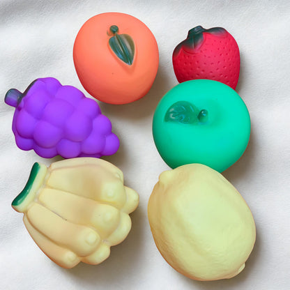Ultimate Fun Baby Bundle 11pcs Cute Rattles Set & 6pcs Fruit ChuChu Toys